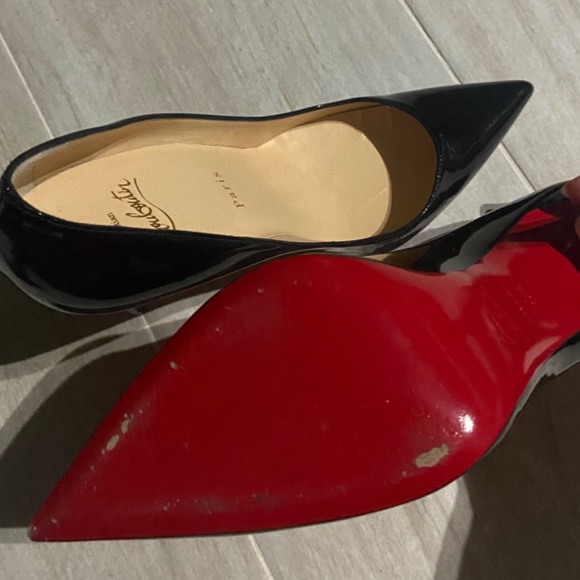 Christian Louboutin Black Kate Heels - Size 40.5  ***Only Worn Once!*** - Picture 3 of 12